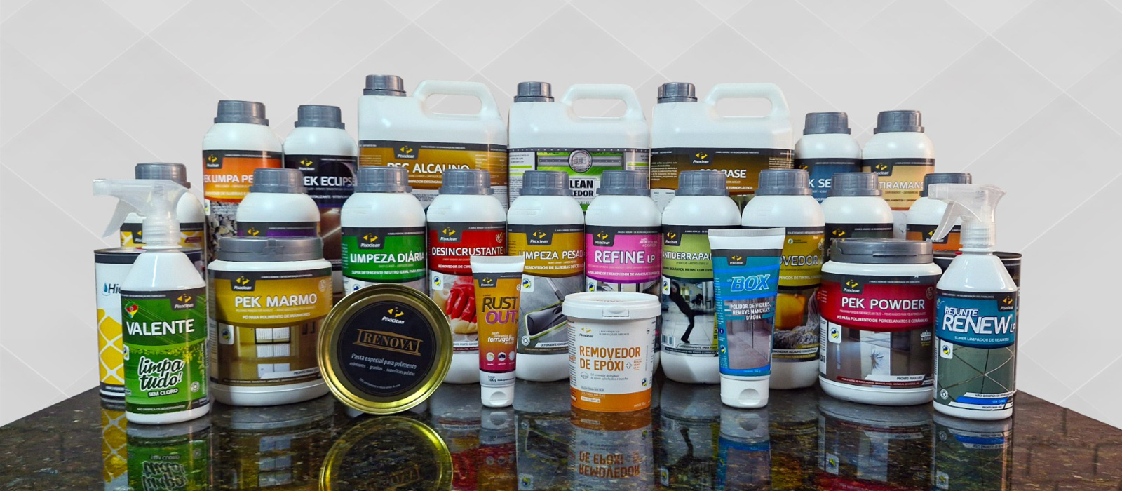 Banner 1 - Soluções para todas as situações em qualquer tipo de superfície.
